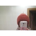 Шапка в стиле Такори  терракотовая