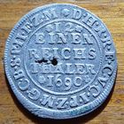 12 часть талера 1690 год