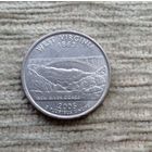Werty71 США 1 квотер 25 центов 2005 Западная Вирджиния Мост