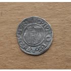 Венгрия (Габсбурги), денарий 1586 г., Рудольф II (1572-1608)