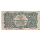 Польша 20 злотых 1944 года. Надпись OBOWIAZKOWYM. Состояние F