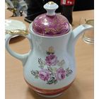 Винтажный чайник, Фортуна. Фарфор ГДР. 1960-ые. Года