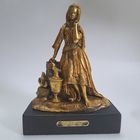 Старинная статуэтка. Бронза.Позолота. 19 век.