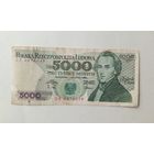 Польша. 5000 злотых 1988 г.