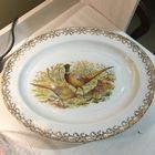 БЛЮДО ОГРОМНОЕ ФАЗАНЫ ЛИМОЖ  к3