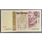 Банкнота. Португалия. 500 эскудо 1997 год.