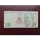 Турция 20 лир 2022 UNC