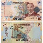 Сьерра Леоне  2 леоне 2022 год UNC