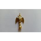 Навершие в виде двухглавого орла.Бронза,литьё.