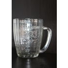 Стеклянный пивной бокал "Владимир".