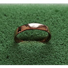 Медное обручальное кольцо XIXв.  Диаметр 17мм. лот ок-4,7