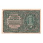 Польша 500 марок 1919 года. I Seria BX. Состояние VF+!