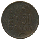 ЛИТОВСКАЯ РЕСПУБЛИКА. ПЕРВАЯ РЕСПУБЛИКА. 50 ЦЕНТОВ 1925. ПАГОНЯ.