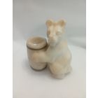 Карандашница камень Медведь с бочонком СССР