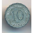 Германия 10 пфеннигов 1917 г. Нотгельд STADT HAGEN = Город Хаген  _состояние VF/XF