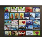 Календарики по 70 копеек за штуку, можно рассчитываться рос. рублями, даже железными, kin-1 (4025)