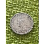 Нидерланды 25 центов 1918 г ( KM# 146 )