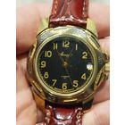 Шикарные часы вымпел,механика,на ходу,шикарный сохран и ремешок,бизель крутится,с рубля