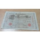 1000 марок 1910 года Германии 9607205 красный номер