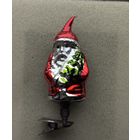 Ёлочная игрушка Санта Клаус с Елкай