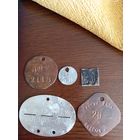 Военные жетоны.