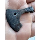 Привеска оберег воина в виде топора. Серебро.