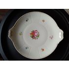 Старинная тарелка блюдо фарфор ручная работа (4)