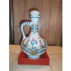 Фарфоровый кувшин с пробкой, роспись, высота 25см., объём 500-700 мл.