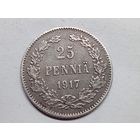 25 пенни 1917 год.S.(с коронами)