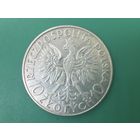 Польша 10 злотых 1932 Ядвига