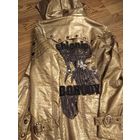 Новая стильная куртка цвета золото бронза