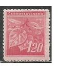 Чехословакия. Веточка липы. Стандарт. 1945г. Mi#430.