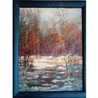 Белявский Анатолий "Осенний пейзаж", оргалит, масло. 52х40см