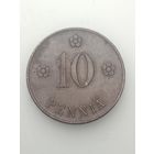 Финляндия 10 пенни 1919 года .