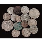 15 МОНЕТ ВКЛ И РЕЧИ ПОСПОЛИТОЙ (СЕРЕБРО:6 ГРОШЕЙ 1678 г. ЯН III СОБЕССКИЙ; 6 ГРОШЕЙ 1667 ЯН II КАЗИМИР; ПОЛУГРОШ БЕЗ ДАТЫ ЯН I ОЛЬБРАХТ; ПОЛУГРОШ 1515 г. ЖИГИМОНТ СТАРЫЙ и др.)