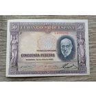 Werty71 Испания 50 песет 1935 банкнота
