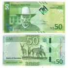 Намибия 50 долларов 2025 год. Новый дизайн.   UNC  НОВИНКА