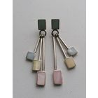 Серьги серебро, перламутр