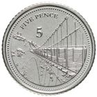 Гибралтар 5 пенсов, 2020 АВ UNC