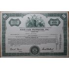 Акция сертификат компании Food fair properties, inc 1959 г.