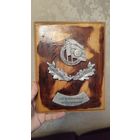 Панно настенная мемориальная доска с эмблемой Общества немецко-советской дружбы Окружное правление Хильдбургхаузен