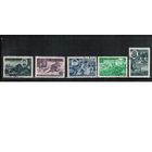 СССР-1944, (Заг.831-835) гаш. , Война, Герои ВОВ(полная серия)