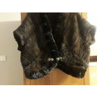 Женская вязаная безрукавка из меха норки