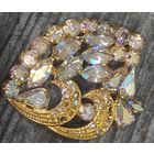 Брошь винтажная. Яркая. Германия