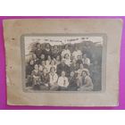 Фото "Русский литературный кружок 1 сов. школы", 1926 г. (10*14 см без паспарту)