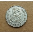 Мексика, 1 песо 1962, биллон (серебро 0.100)