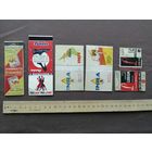 Очень старые спичечные коробки в разобранном состоянии одним лотом, сп-2 (4014)