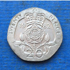 Великобритания 20 пенсов 1982