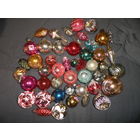 Новогодние ёлочные игрушки из СССР 40 шт.Лот 12.С рубля.