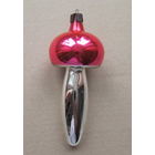 Елочная игрушка "Гриб", 13 см. Стекло, СССР